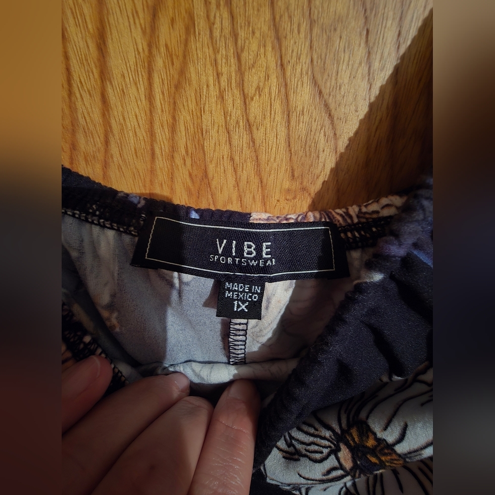 Vibe Sportswear Black Floral Print Dress Off The Shoulder Maxi Dress - Picture 6 of 6